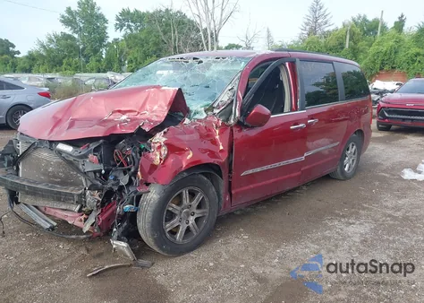 2012 Chrysler Town & Country Touring из США, поврежденный, VIN 2C4RC1BG4CR119999